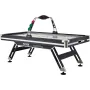 VEVOR Air-Powered Hockey Table, Indoor Hockey Table for Kids and Adults, LED Sports Hockey Game with 2 Pucks, 2 Pushers, and Ele