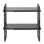 Adjustable Kitchen Cabinet Shelf Organizer, Expandable 2 Tier Cabinet Shelf, Stackable Countertop Organizers and Storage Shelf R