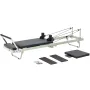 VEVOR Foldbar Pilates Reformer, Pilates træningsmaskine til hjemmegymnastikstudie, Pilates seng med dobbelt modstand - Spring &