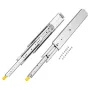 VEVOR 1 Pair Full Extension Drawer Slides 18 20 22 28 30 32 36 38 40 44 48 52 56 60 in, 500 lbs Load Capacity Locking Drawer Sli
