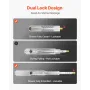 1 Pair Full Extension Drawer Slides 18 20 22 28 30 32 36 38 40 44 48 52 56 60 in, 500 lbs Load Capacity Locking Drawer Slides, B