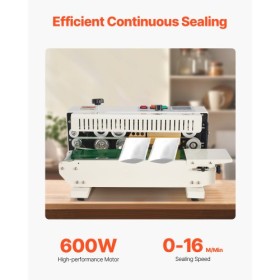 Kontinuerlig posebånd tætningsmaskine vandret båndforseglingsfunktion