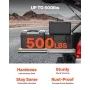 1 Pair Full Extension Drawer Slides 18 20 22 28 30 32 36 38 40 44 48 52 56 60 in, 500 lbs Load Capacity Locking Drawer Slides, B