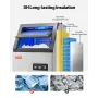 VEVOR 110lbs/24H Commercial Ice Maker, 36 Ice Cubes in 15 Minutes, Freestanding Ice Maker Machine with 28lbs Large Storage Capac