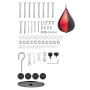 2 in 1 Punching Bag Stand, Steel Heavy Duty Workout Equipment, Adjustable Height Boxing Punching Bag and Speed Bag Stand, Freest