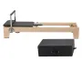 Pilates Reformer Machine, Wooden Pilates Workout Equipment for Home Gym Studio Use, Pilates Bed with Dual Resistance- Spring & C