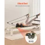 Pilates Reformer Machine, Pilates Bed with Sitting Box, for Home Gym Studio Advanced Users & Beginners, Reformer Equipment with 