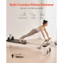 Pilates Reformer Machine, Pilates Bed with Sitting Box, for Home Gym Studio Advanced Users & Beginners, Reformer Equipment with 