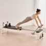 Pilates Reformer Machine, Pilates Bed with Sitting Box, for Home Gym Studio Advanced Users & Beginners, Reformer Equipment with 