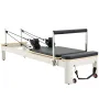 Pilates Reformer Machine, Pilates Bed with Sitting Box, for Home Gym Studio Advanced Users & Beginners, Reformer Equipment with 