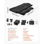 VEVOR Car Air Mattress, Inflatable Back Seat Car Camping Mattress, Flocking Travel Beds, Durable Portable Sleeping Pad with Air 