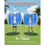 VEVOR Inflatable Bumper Balls 2-Pack, 3FT/0.9M Body Sumo Ball, Durable Thick PVC Human Hamster Bubble Knocker for Outdoor Team G