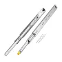 1 Pair Full Extension Drawer Slides 16 18 20 24 30 35 37.4 59 24 32 36 40 48 60 in, 250 lbs Load Capacity Locking Drawer Slides,