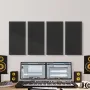 4 PCS Acoustic Panels, 2 inch Thick 23.6 x 11.8 inch Fiberglass Sound Absorbing Panels, Self-adhesive Soundproof Wall Boards, fo