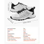 VEVOR Cross Training Shoes, W Width Sneakers UK Size 9, Wide Toe Box Shoes with Arch Support & Adjustable Lace-up, Training Shoe