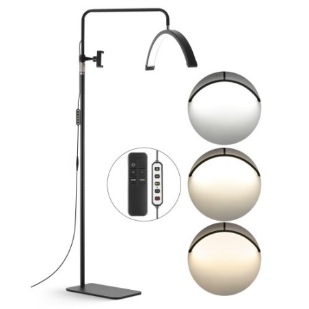 oon Light for Esthetician 23inch Dimmable LED Floor Lamp Lash Light Arched