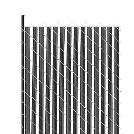 Chain Link Fence Privacy Slats Single-Wall for 6' High Fence Bottom Lock