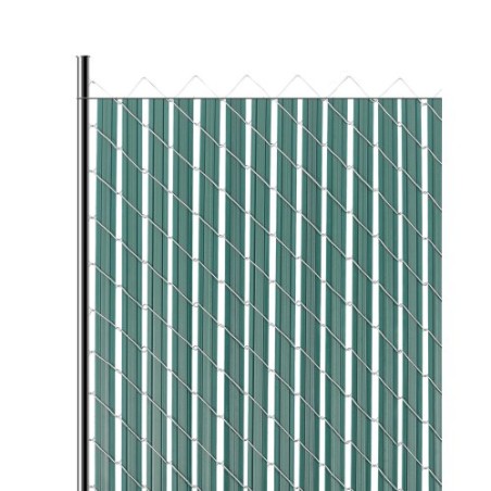 Chain Link Fence Privacy Slats Double-Wall with Wings for 4' High Fence