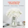 Artificial Flowers, 105 pcs Real Looking White Silk Fake Hydrangea Bulk, White Faux Bridal Shower with Stems for DIY Wedding Bou