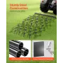 VEVOR Drag Harrow, 4 ft x 5.6 ft Durable Chain Harrow with 80 Sharp Teeth, Suitable for ATV UTV Tractor, Ideal for Soil Preparat