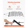 Drag Harrow, 4 ft x 5.6 ft Durable Chain Harrow with 80 Sharp Teeth, Suitable for ATV UTV Tractor, Ideal for Soil Preparation, S