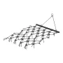 Drag Harrow, 4 ft x 5.6 ft Durable Chain Harrow with 80 Sharp Teeth, Suitable for ATV UTV Tractor, Ideal for Soil Preparation, S