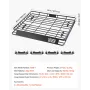 Roof Rack Cargo Carrier, 43 x 50 x 4.1 in, Universal Rooftop Cargo Basket, Car Top Luggage Holder with 150 lbs Max Load Capacity