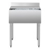 Commercial Ice Bin 78.4 L Underbar Ice Bin with Sliding Lid for Kitchens