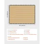 90% Sun Shade Cloth, 12 x 20 ft Pergola Shade Cover with Stainless Steel Grommets, Sun Shades Canopy Privacy Screen with 160 GSM