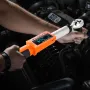 Digital Torque Wrench, 3/8 Inch Drive, 0-99.57 lbf-ft / 0-135 N.m, 72-Tooth, ±2% High Accuracy Electronic Torque Wrench with Pre