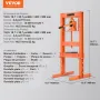 Hydraulisk butik Press 6 ton med presseplader H-Frame Benchtop