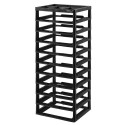 C Storage Organizer 10-lags stor kapacitet med arrangørens top sorte ramme