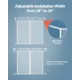 RV Screen Door Protector, 660.4 x 609.6 mm Door Grille, Easy to Install and Disassemble, Reinforced Breathable Protective Mesh, 