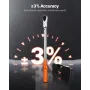 Adjustable Click Torque Wrench, 1/2 Inch Drive, 20-160 lbf-ft/27.1-216.8 N.m, Dual-direction and Dual Range Scales, 72-Tooth, ±2