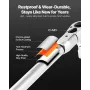 Adjustable Click Torque Wrench, 1/2 Inch Drive, 20-160 lbf-ft/27.1-216.8 N.m, Dual-direction and Dual Range Scales, 72-Tooth, ±2