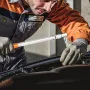 Adjustable Click Torque Wrench, 1/2 Inch Drive, 20-160 lbf-ft/27.1-216.8 N.m, Dual-direction and Dual Range Scales, 72-Tooth, ±2