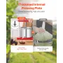 1,6 Gal/6L frugtvinpresse, 2 tønder i rustfrit stål, manuel