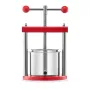1,6 Gal/6L frugtvinpresse, 2 tønder i rustfrit stål, manuel