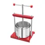 1,6 Gal/6L frugtvinpresse, 2 tønder i rustfrit stål, manuel