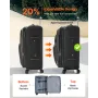 Udvidbar Softside Bagage med Spinner Wheels, 24 tommer / 71 cm