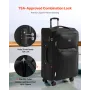 Udvidbar Softside Bagage med Spinner Wheels, 24 tommer / 71 cm