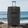 Softside Expandable Luggage with Spinner Wheels, 24 inch / 71 cm Softside Checked Large Luggage, Lightweight Checked Suitcase wi