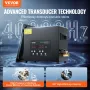 VEVOR 6L Ultra Sonic Cleaner, 180 W digital ultralydsrensemaskine med skånsom tilstand og opgraderet afgasning, 40 kHz
