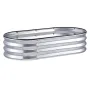 Raised Garden Bed, 48.2 x 24.6 x 11 inch Galvanized Metal Planter Box, Outdoor Planting Boxes with Open Base, for Growing Flower