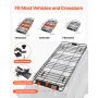 Roof Rack Basket, 84 x 39 x 4.1 in, Universal Rooftop Cargo Carrier with 7.9 x 3.9 x 10.2 in Cargo Bag, Net, Ratchet Straps, 250