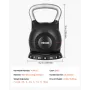 VEVOR Kettlebell, Justerbar Kettlebell med 7 vægtniveauer (1,5, 3, 4,5, 6, 7,5, 9, 10 kg), trykstøbt aluminium og ABS-materiale