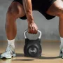Kettlebell, Adjustable Kettlebell with 7 Weight Levels (1.5, 3, 4.5, 6, 7.5, 9, 10 kg), Die-Cast Aluminum and ABS Material, for 