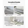Bed Wedge Pillow for Headboard, 1930 x 255 x 152 mm Bed Gap Filler, Fill 0-178mm Gap Between Headboard and Mattress, Soft Plush 