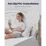 Bed Wedge Pillow for Headboard, 1930 x 255 x 152 mm Bed Gap Filler, Fill 0-178mm Gap Between Headboard and Mattress, Soft Plush 