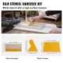 Screen Printing Kit Silk Screen Printing Rammer 8x10/10x14in